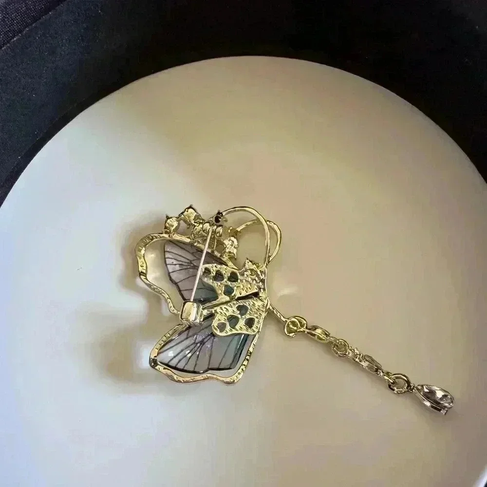 Luxury Gradient Butterfly Brooch